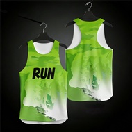 "RUN" Graphic Pastel Gym Vest cs02‌