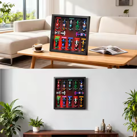 Display Stand Dustproof Display Photo Frame for Lego 71049 Display Case Blind Box Building Block Mod