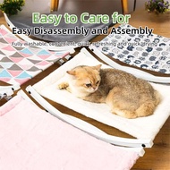 Cat bed Curved cat bed Washable cat bed Breathable cat hammock Anti-mite cat bed Pet Cooling Bed