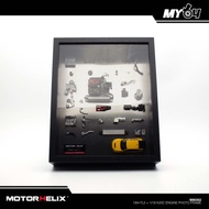 [MOTORHELIX] MH64-M90302 : 1:64 FL5 + 1:18 K20C Engine Photo Frame