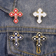 Byzantine Cross Cartoon Enamel Brooch Fashion Clothing Accessories Backpack Badge Jewelry Gift