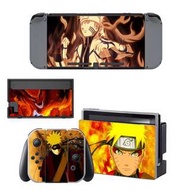 全新 Naruto 鳴人 Nintendo Switch保護貼 有趣貼紙 包主機2面+2個手掣) YSNS0728
