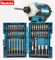 MAKITA สีโรเตอร์ Makita ไฟฟ้าอะแดปเตอร์ B-55697 BITS BIT และเกมลูกเต๋าสำหรับ DRIVER (43 ชิ้น) Cross 