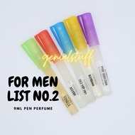 PEN PERFUME 9ML TAHAN LAMA MEN LIST NO 2