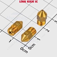[5 Pieces]- Nozzle, MK8 1.75mm Nozzle, 0.6mm Spray Hole Linhkien IC