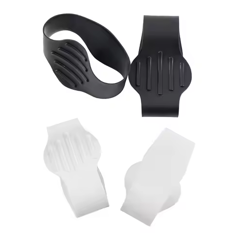 1 Pair Soccer Lace Bands Silicone Shoelaces Covers Soccer Cleat Bands Sports Accessory for Football 