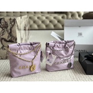 Xiaoxiangjia 22bag mini Garbage Bag Diamond Gold Coin Chain Shopping Bag mini Tote Bag Shoulder Mess