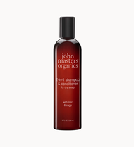John Masters Organics Scalp Revitalizing Shampoo with Zinc & Sage - Dry Scalp Soothing Treatment 6oz