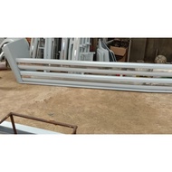 Pengaman herek perisai samping bak truk Double terbaru model herex stainless holo 2 sisi +winglet mo