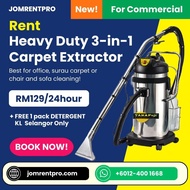 JomRentPro Rent Heavy Duty 3-in-1 Carpet Extractor clean karpet karcher puzzi rental 24 hour clean o