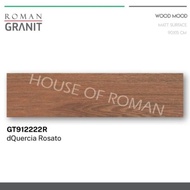 Roman Granit dQuercia rosato 90x15 / granit motif kayu / lantai motif