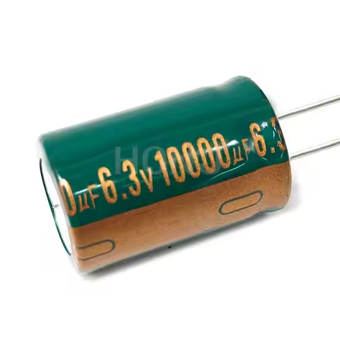 5PCS 6.3V10000uf 16x25mm Aluminum Electrolytic Capacitor 10000uf6.3v 6.3wv 10000mf 6.3vdc 10000MFD 6