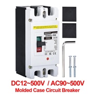 DC MCCB 500V 25KA Molded Case circuit breaker 100A 160A 200A 250A Photovoltaic PV Battery DC/AC Circ