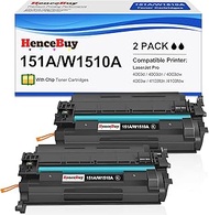 Compatible 151A Toner Cartridge (with Chip) Replacement for HP 151A W1510A Black Toner Cartridge Wor