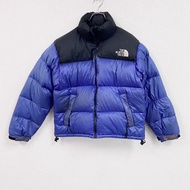 THE NORTH FACE Nuptse 羽絨服，藍色，M 碼，古著