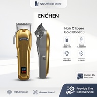 ENCHEN Boost 3 Gold Hair Clipper Electric Metal Design