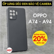 Oppo A74 - Oppo A94 premium black flexible case