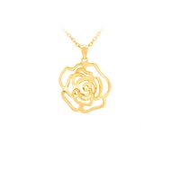 Citigems 916 Gold Rose Pendant