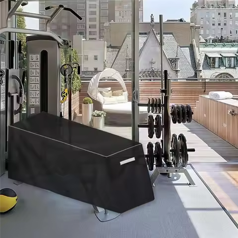 WW-Workout Bench Dust Cover Waterproof Outdoor Dust Shield Sit-Up Board Protector Cover Weight Bench