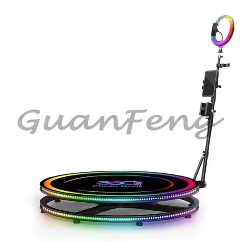 360 Photo Booth, Automatic Rotation Shooting 360 Photo Booth APP Control