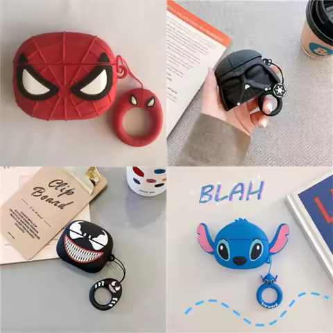 Case for Apple AirPods 4 2024 3D Cartoon Silicone Earphone Charging Case for AirPods Pro 2 Cover for