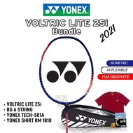 Complete Package - YONEX VOLTRIC LITE 25i - 5U/G5 30LBS BADMINTON Racket