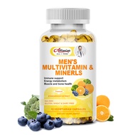 Alliwise Multivitamin for Men with Zinc, Selenium, Vitamin B12, Vitamin B6, Vitamin D &amp; Real Food - Immune Support Supplement - Muscle and Bone Health - Vegetarian