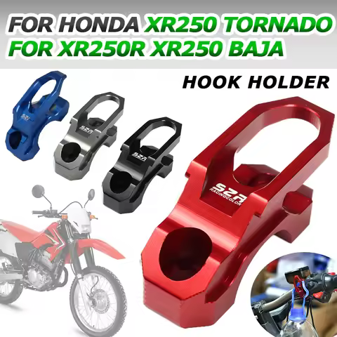For HONDA XR250 Tornado XR 250 R XR250R XR250 BAJA Motorcycle Accessorie Helmet Hook Luggage Clamp B