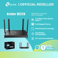 TP-Link Archer BE220 BE3600 Dual-Band Gigabit WiFi 7 Router | itw