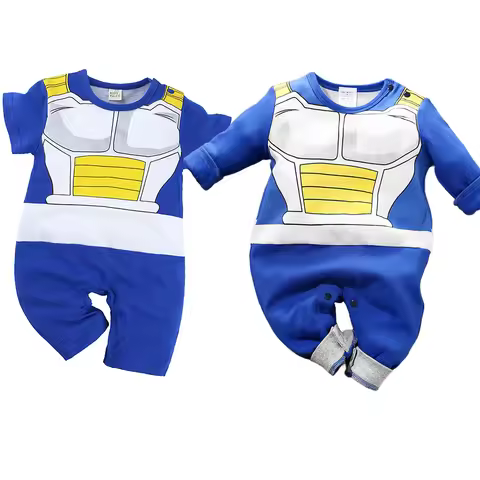 Newborn Costume Baby Anime Romper Boy Kakashi Akatsuki Chopper Zoro Vegeta Cosplay Clothes Infant Ju