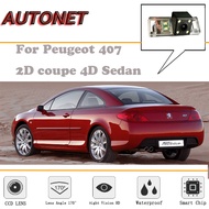 AUTONET Rear View camera For Peugeot 407 2D coupe4D SedanNight VisionReverse CameraBackup Cameralicense plate camera