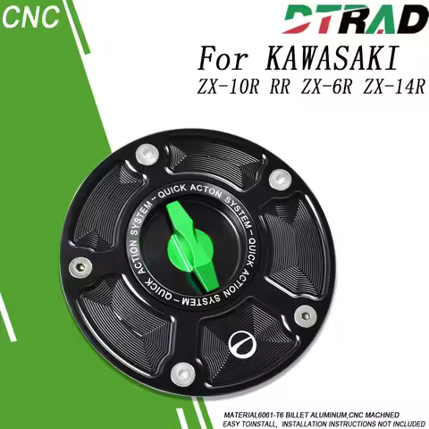 For KAWASAKI Z800 Z650 Z750/R Z1000/SX EN-6N ZX-6R ZX-10R ER-6R NINJA H2/R Quick Release Fuel Tank C