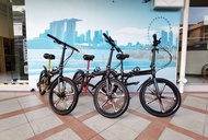 Christmas Promo, Cruzer Knight and Ultra Foldable Bike, 9 Speed Shimano Gears with Zoom Mechanical Hydraulic and Sports Rim