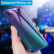 Transparent Plating case OPPO R11S Plus R11 R9S R9 Ultra thin soft TPU shining cases