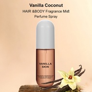 YL Vanilla Skin Perfume, Natural Coconuty Vanilla Skin Spray, 50ml Vanilla Skin Body Mist Perfume Fo