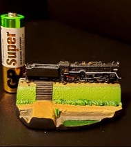 海洋堂 × 固力果20世紀懷舊微型場景系列:1948-1949年生產，蒸氣火車燕子天使