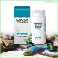 RAN 100PCS 5 in 1 Aquarium Test Strips Fish Tank Test Set Aquarium Water Test