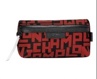 K9 LONGCHAMP Le Pliage LGP Red/Black Cosmetic Pouch - Noir / Brique *pick up or SF express