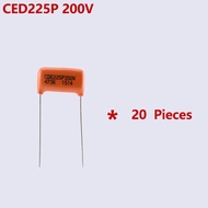 KR-【Made in USA】Original Elpac/CDE/SBE 225P 473K 0.047UF Vintage Orange Tone Cap (Capacitor)  For El