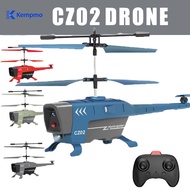 [kempmo]CZ02 Kids RC Drone Helicopter RC Obstacle Avoidance Helicopter Fixed Flight Hovering Sensory