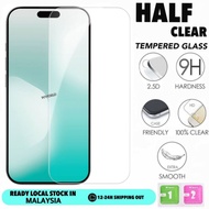 HONOR X9D 5G /X9C SMART /X9  HALF CLEAR TEMPERED GLASS