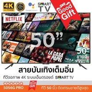 ส่งฟรี COOCAA 50S6G PRO ทีวี 50 นิ้ว Inch Android TV LED 4K UHD รับประกัน 1 ปี As the Picture One