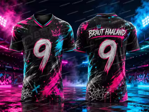 26 Fan Jersey Norway Håland Jersey Kid T shirt Summer Men Jersey Sports Quick Drying Training Unifor