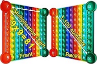 Multiplication Chart Math Games Pop Fidget Toys Math Manipulatives Times Table Chart Popper Board St