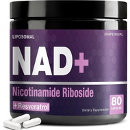 NAD Supplement - Nicotinamide Riboside Resveratrol 900mg, Liposomal NAD Supplement for Women and Men