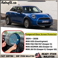🇲🇾 24~26 New Mini Cooper Central Screen Nano Tempered Glass Protector for Mini Cooper U25 F65 F66 F6