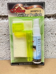 น้ำยาเช็ดกีต้าร์  Alice A039PO-S🔥สุดคุ้ม3in1🔥 ‼️น้ำยาเช็ดกีต้าร์-ผ้าเช็ดกีต้าร์-ที่หมุนเปลี่ยนสาย‼️