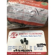 Capacitor milar 102j 100v 1n 1k 0.001uf 100volt JI27