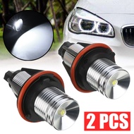 2x White LED Angel Eye Halo Ring Marker Side Light Bulb Fit For BMW E39E60E87 X5