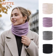 WITTE Neck Warmer Gaiter, Elastic Stretch Double Layer Neck Gaiter, Fashion  Wind-Resistant Windproo